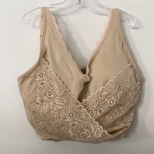 CaraMia Supportive Lace  Bra 2X